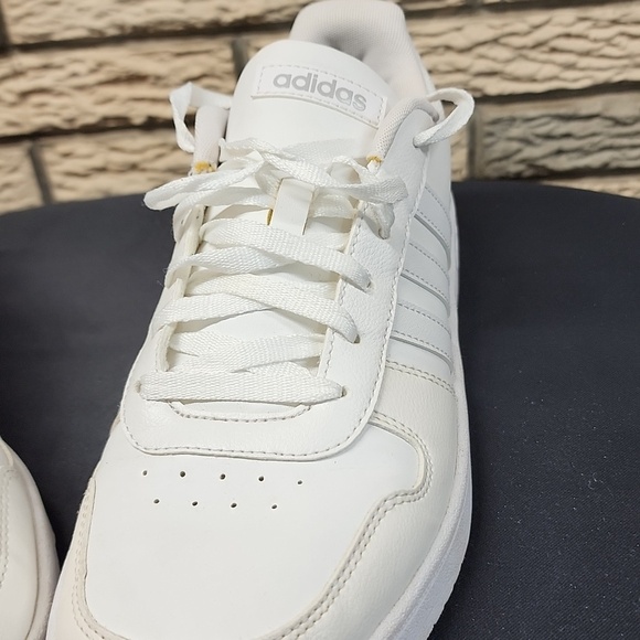 Adidas White Classic Low-Top Sneakers Sz 11 Excellent 029004